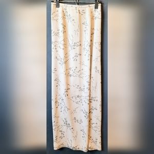 [Banana Republic] Silk Olive Maxi Skirt, size 2